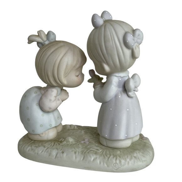 VTG Precious Moments 521817 Good Friends Are Forever Samual J Butcher 1989 u - Picture 4 of 8